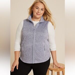 Maurices Blue Metal Color Women's Vest
